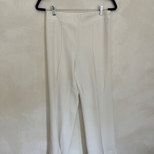 Zara White Trousers with Relaxed Fit